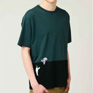 Graniph Fun Luchador Japanese Businessman Embroidered Short Sleeve Tee